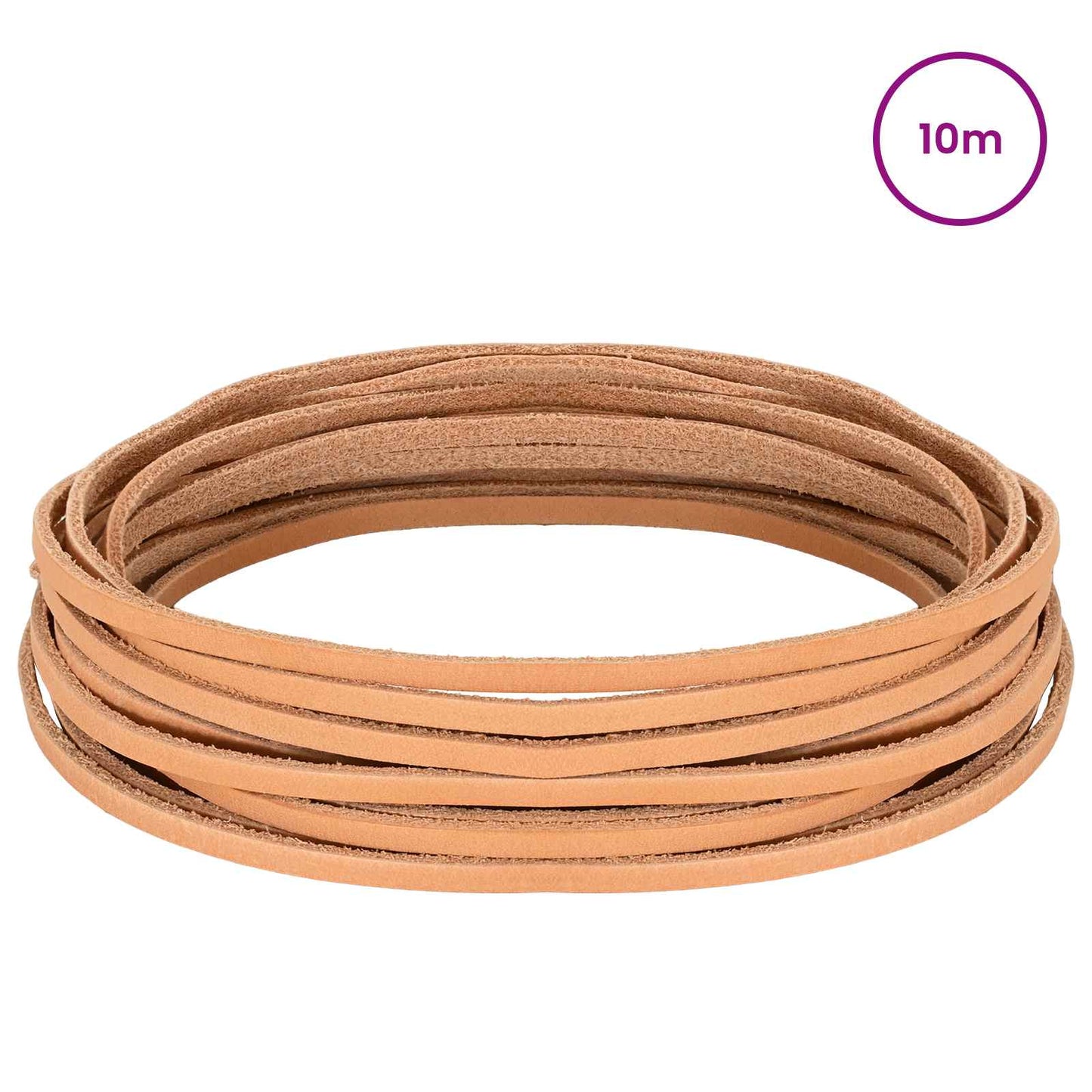 Leather Strap Light Brown 1000 x 0.4 cm Leather
