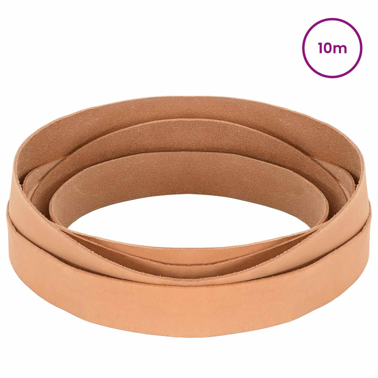 Leather Strap Light Brown 1000 x 2.5 cm Leather