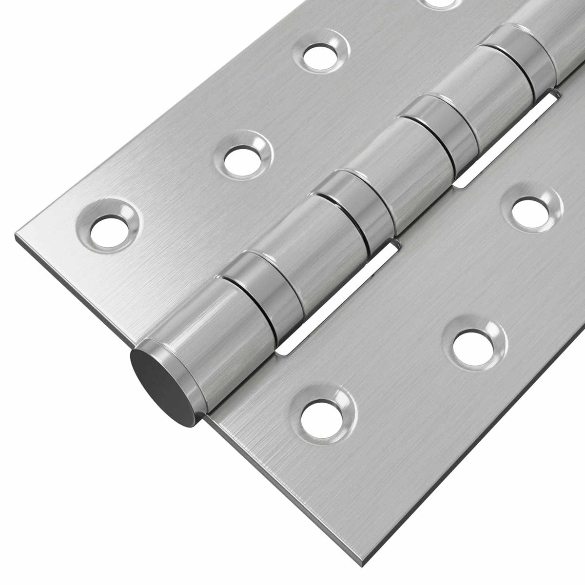 Hinge 4 pcs 100 x 78 x 13 mm Silver Steel