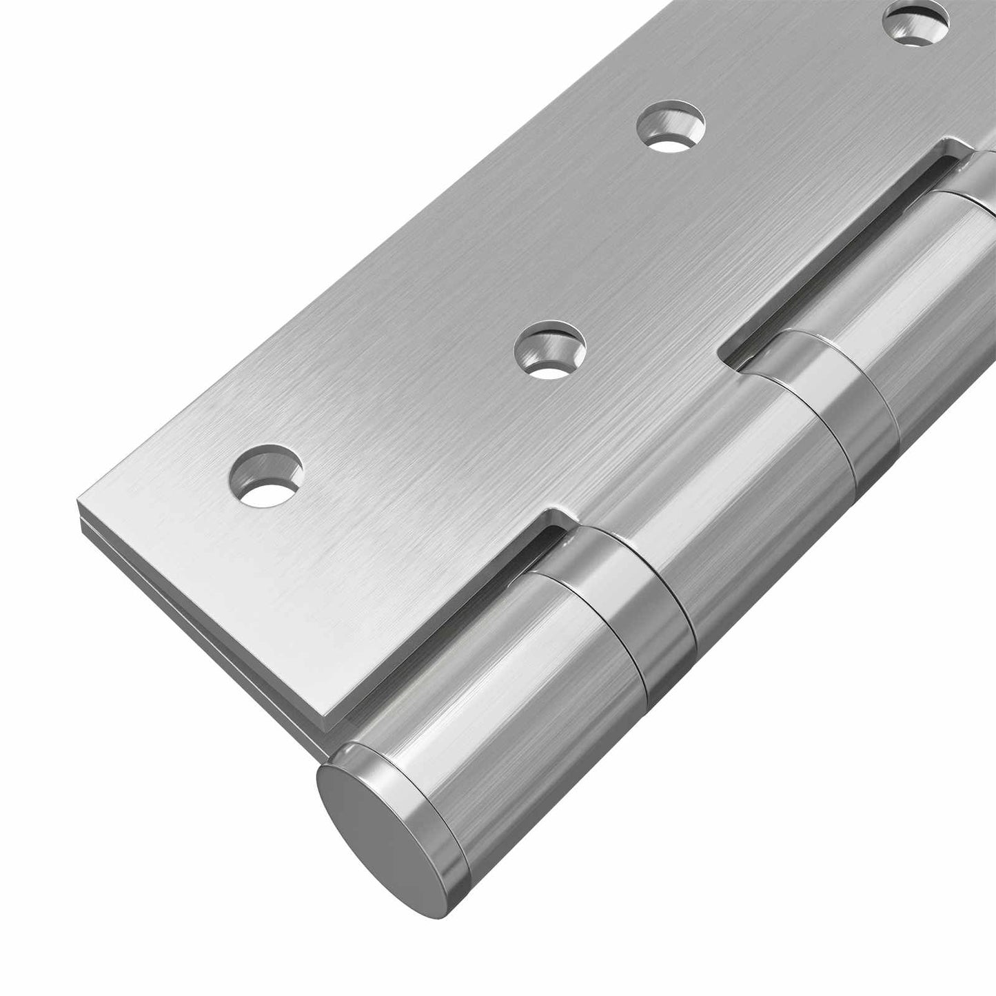 Hinge 4 pcs 125 x 75 x 13 mm Silver Steel