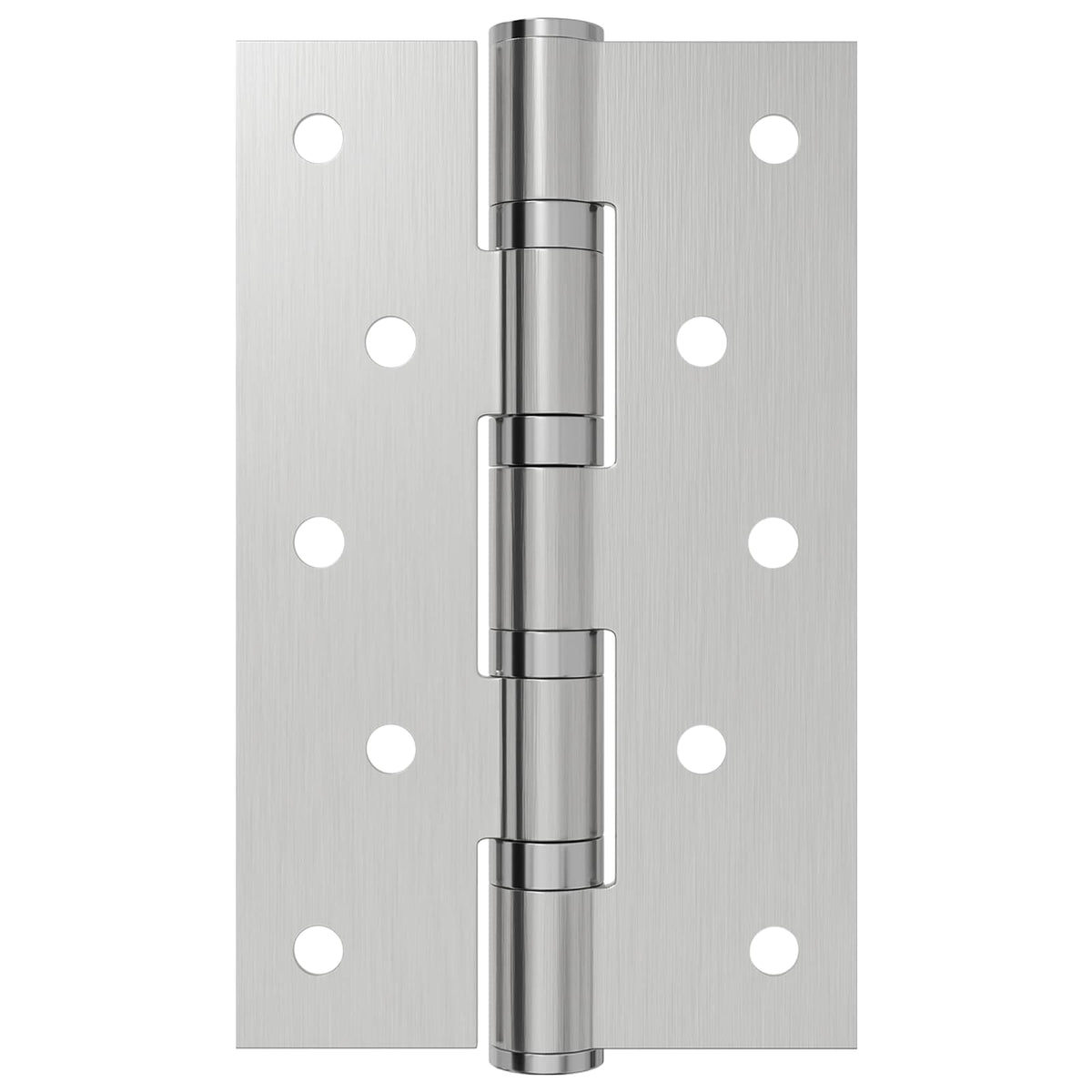 Hinge 4 pcs 125 x 75 x 13 mm Silver Steel
