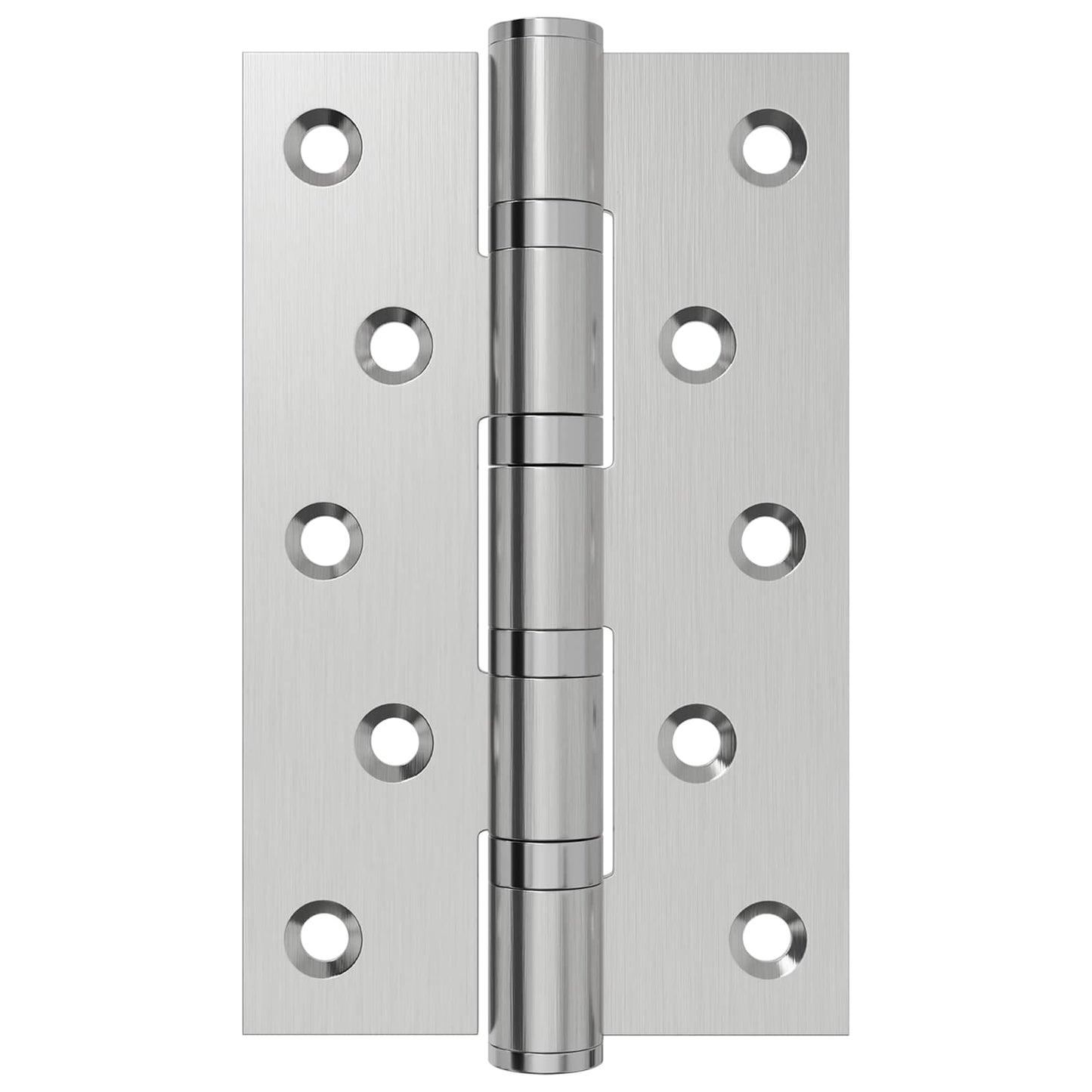 Hinge 8 pcs 125 x 75 x 13 mm Silver Steel