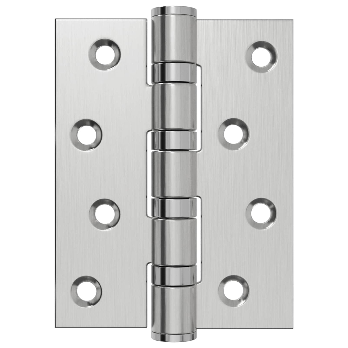 Hinge 16 pcs 100 x 78 x 13 mm Silver Steel