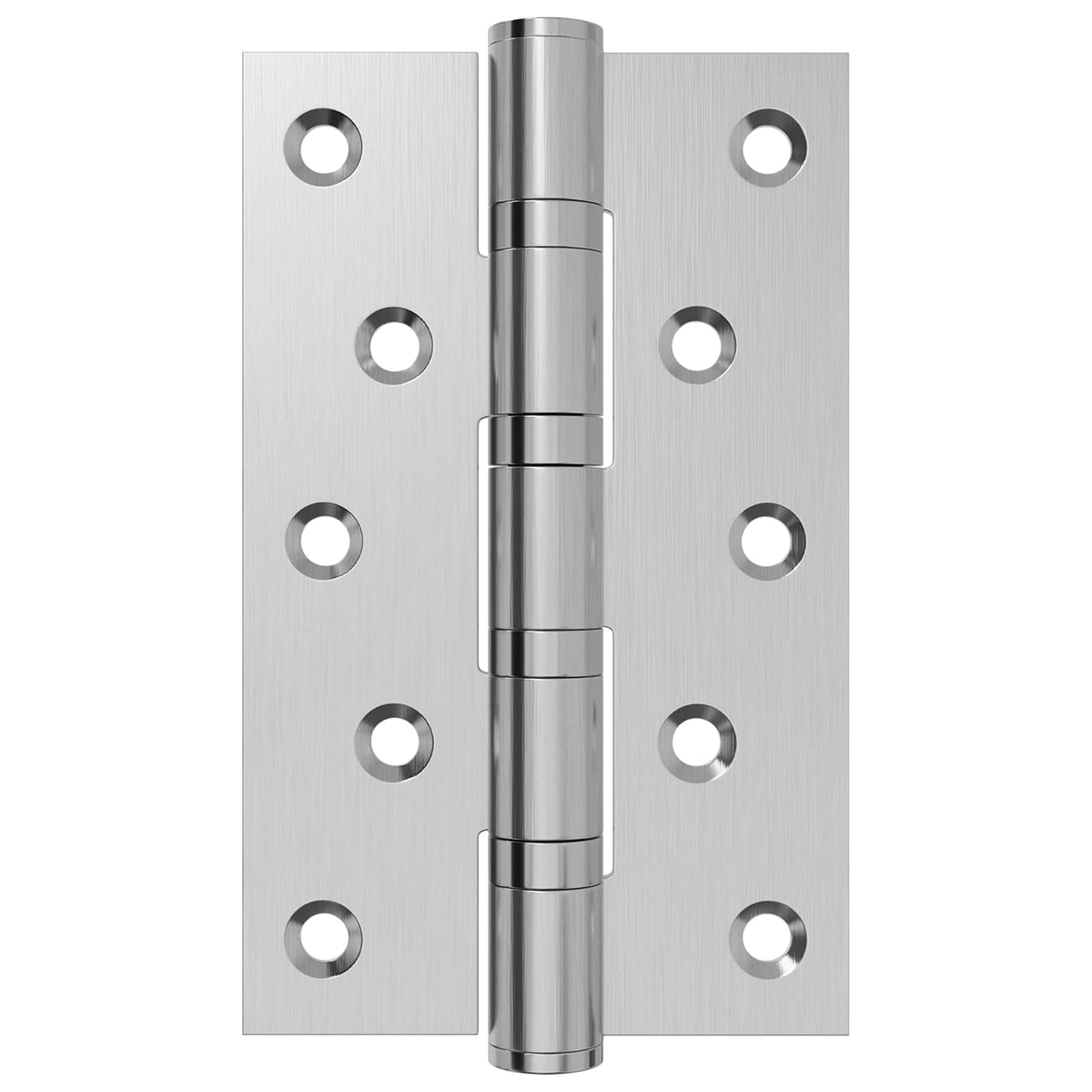 Hinge 16 pcs 125 x 75 x 13 mm Silver Steel
