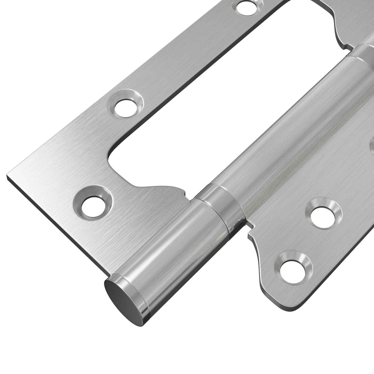 Hinge 4 pcs 125 x 78 x 13 mm Silver Steel