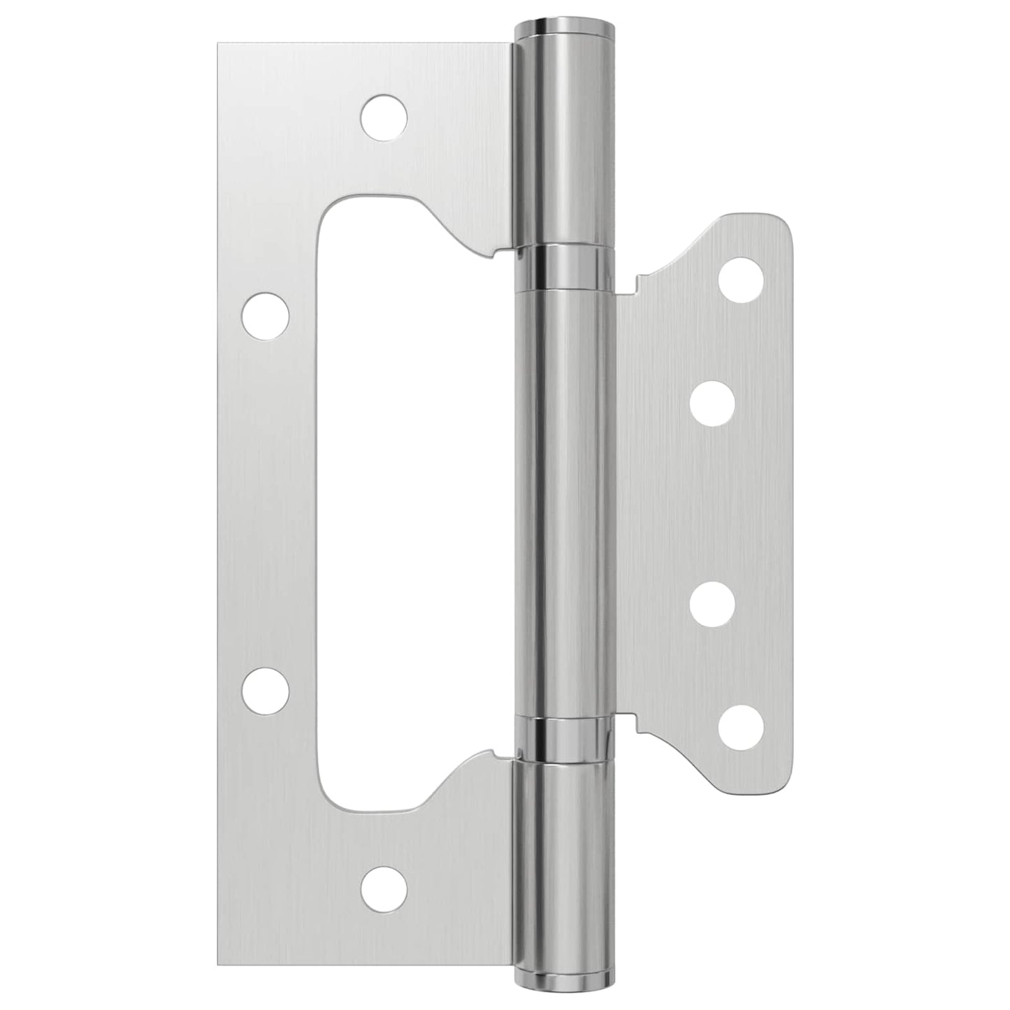 Hinge 8 pcs 125 x 78 x 13 mm Silver Steel
