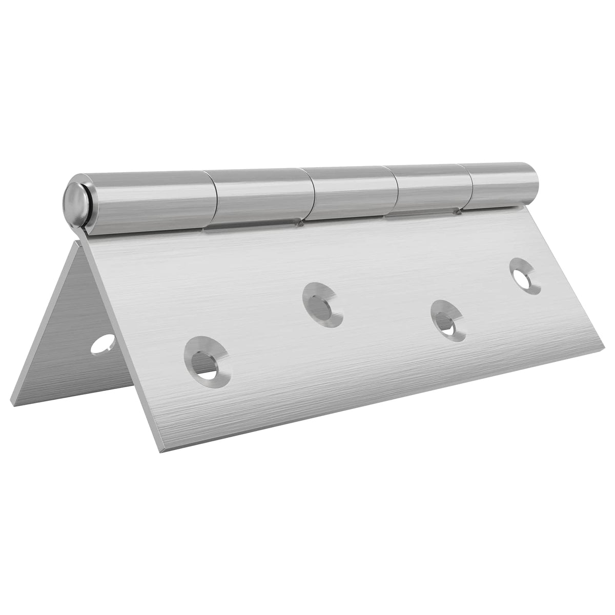 Hinge 12 pcs 100 x 70 x 8 mm Silver Steel