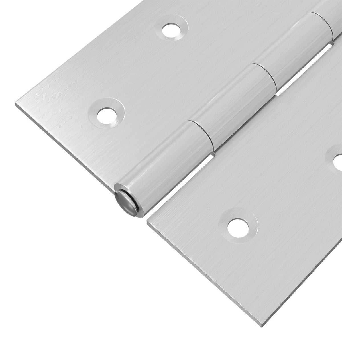 Hinge 24 pcs 100 x 70 x 8 mm Silver Steel