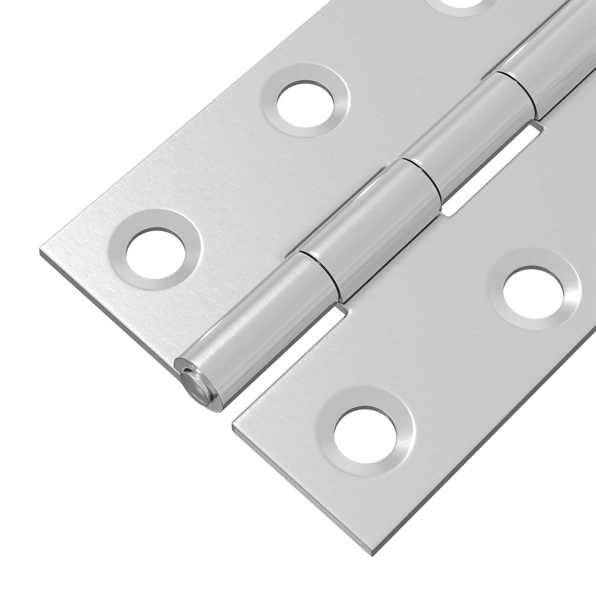 Hinge 48 pcs 44 x 31 x 5 mm Silver Steel