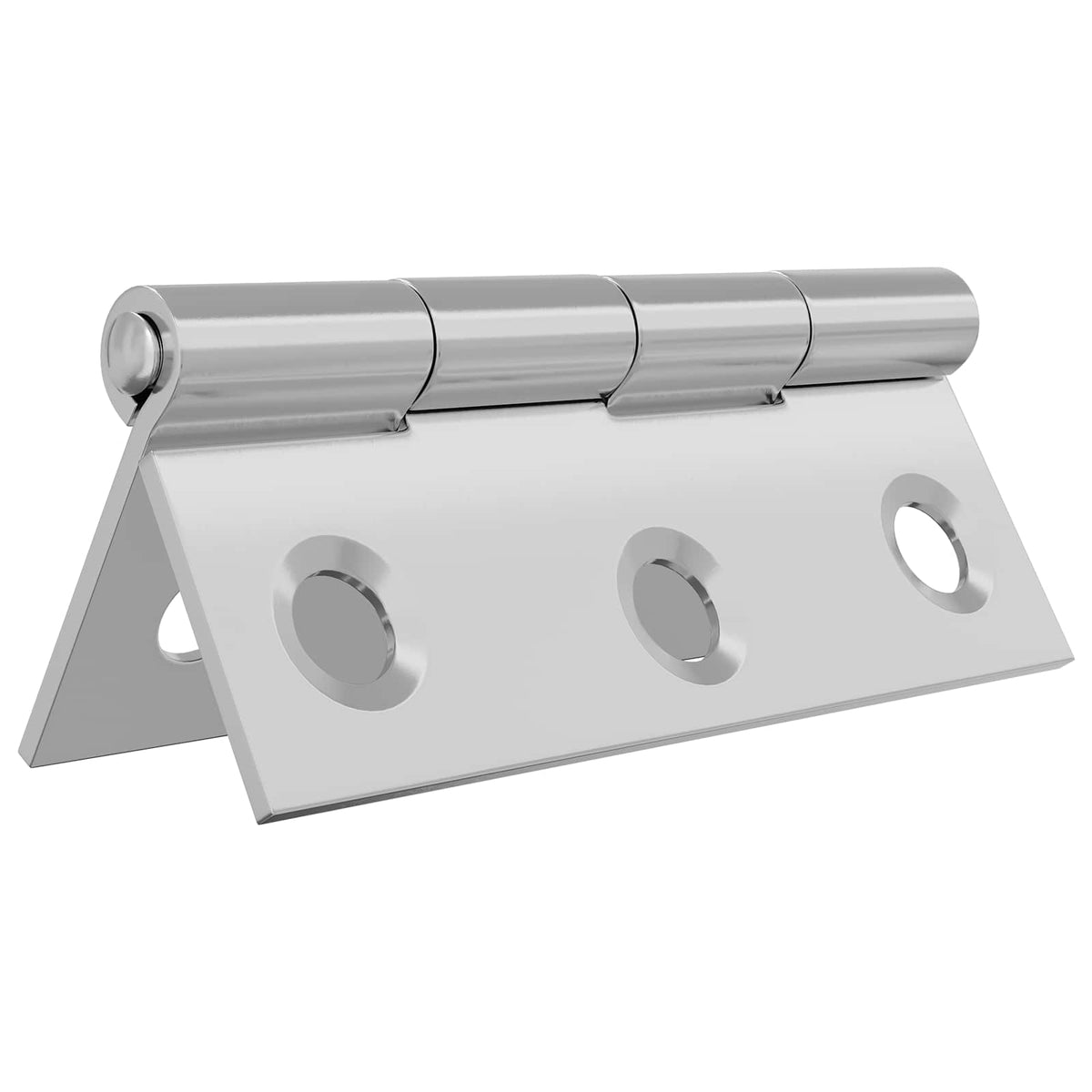 Hinge 48 pcs 44 x 31 x 5 mm Silver Steel