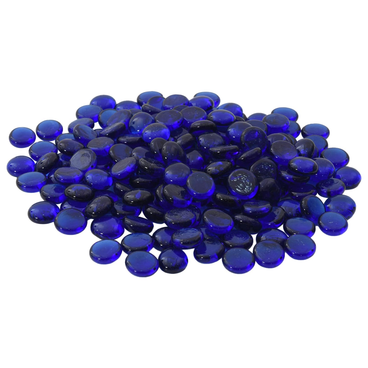 Glass Nugget 17-19 mm Cobalt Blue Glass