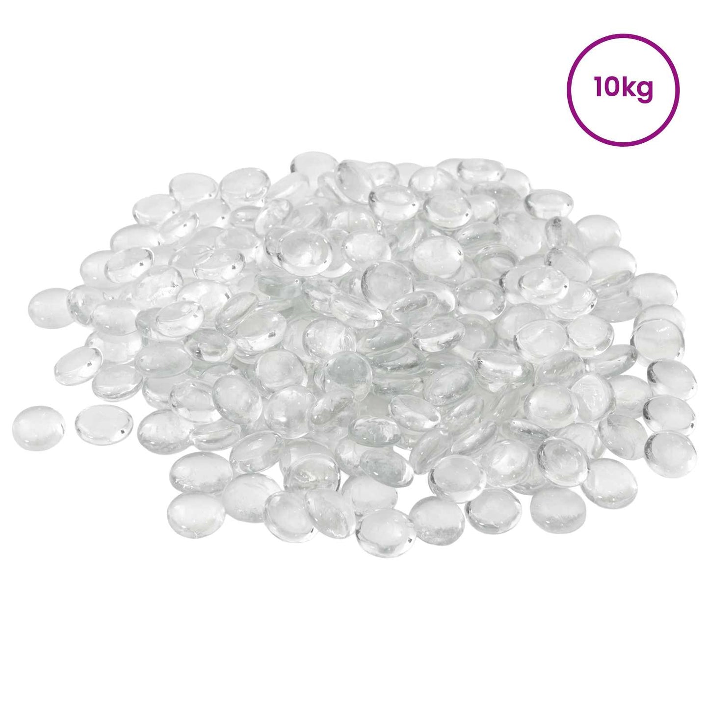 Glass Nugget 17-19 mm Transparent Glass