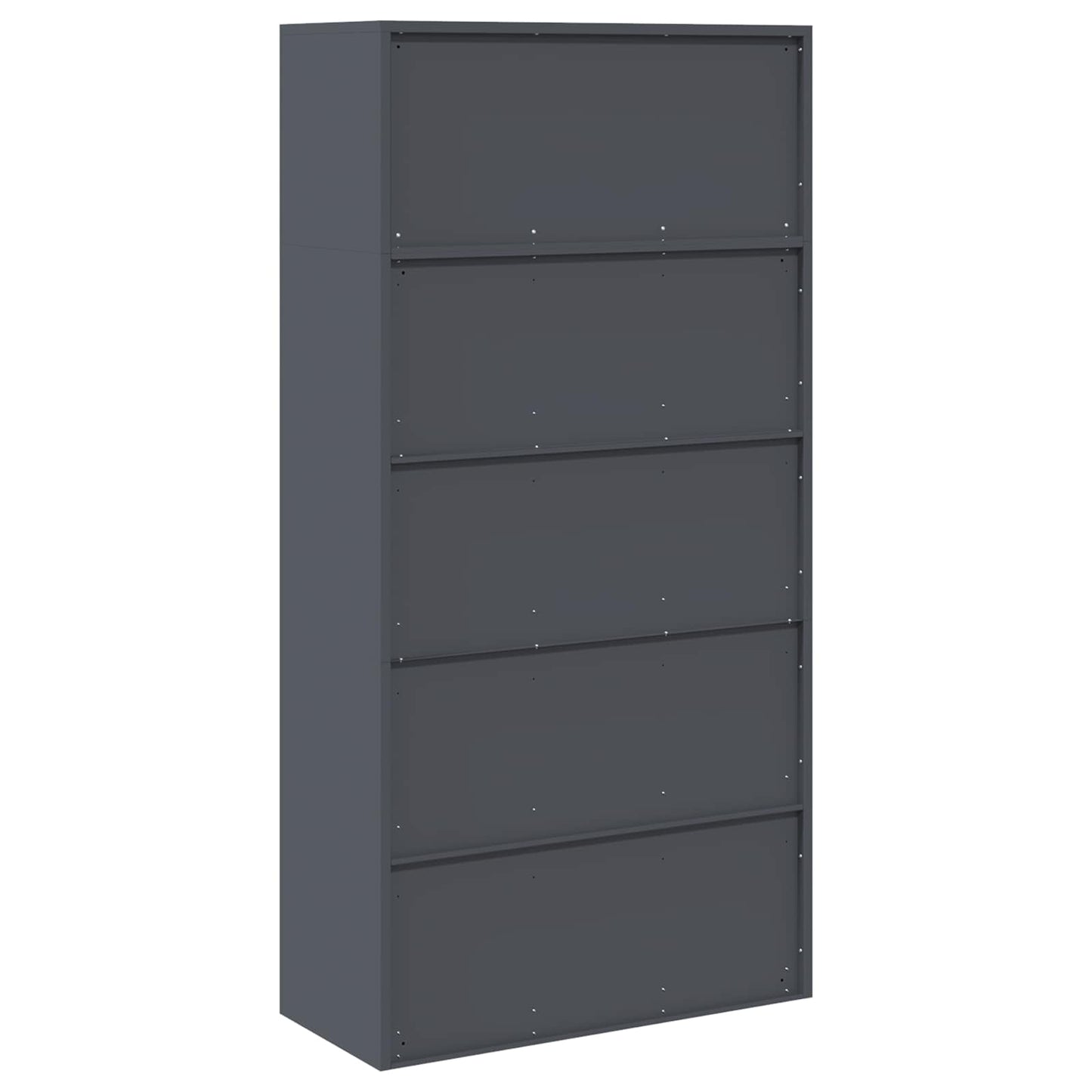 Storage Cabinet 2 pcs Anthracite 90 x 40 x 180 cm Steel