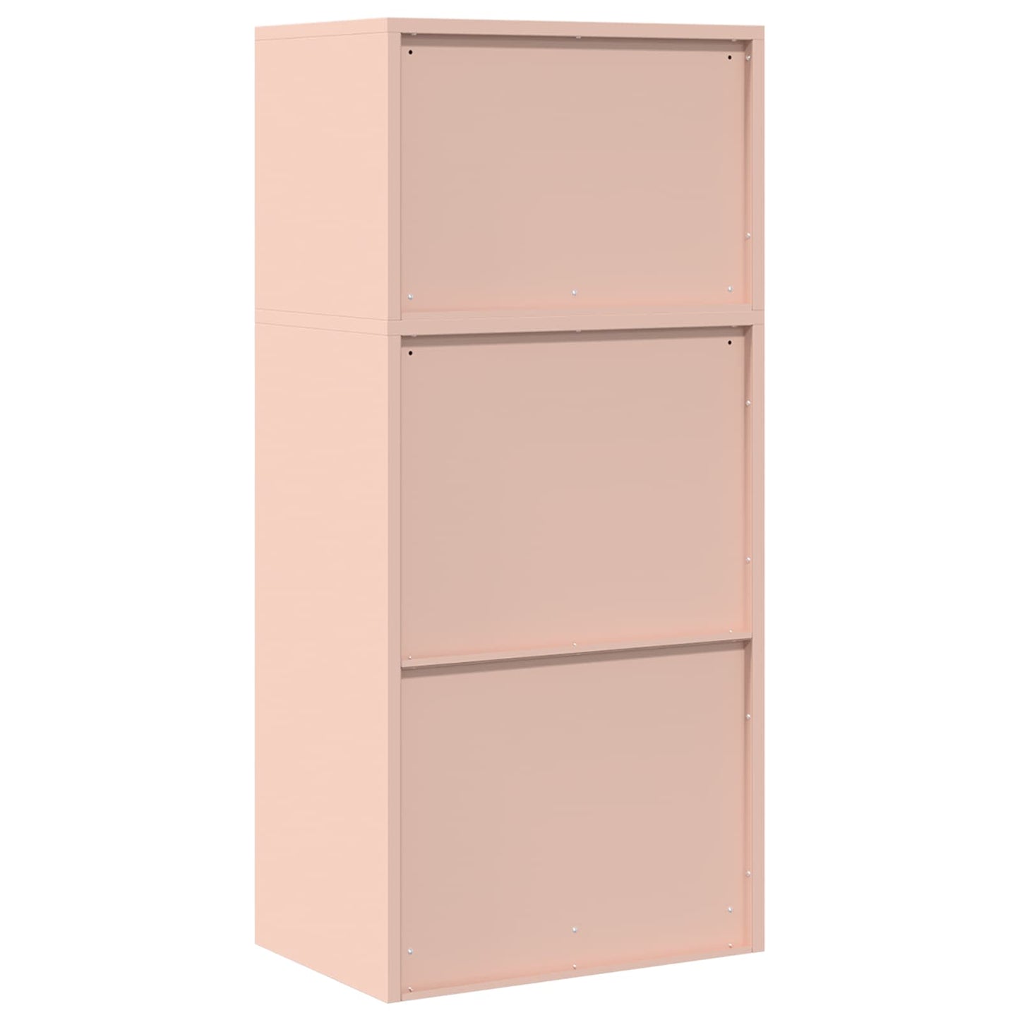 Storage Cabinet 2 pcs Pink 60 x 40 x 130 cm Steel Lockable