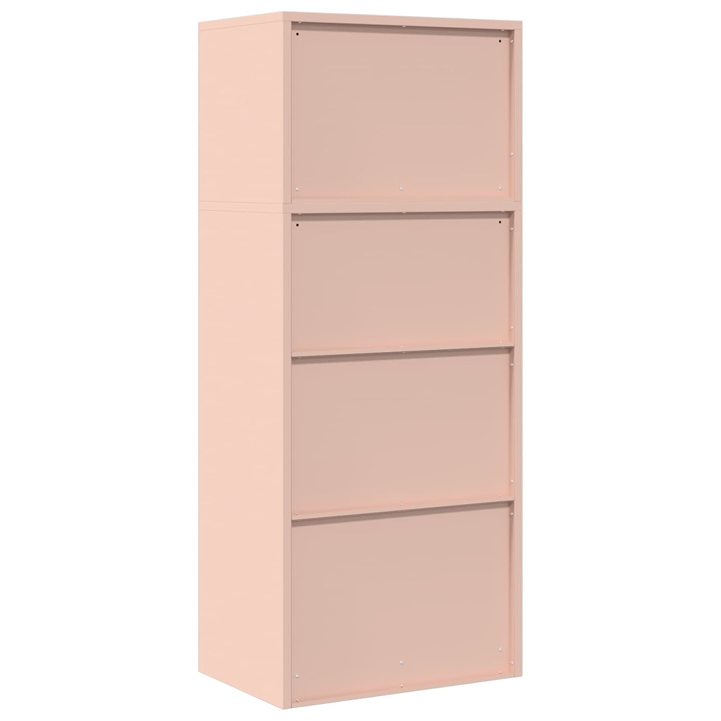 Storage Cabinet 2 pcs Pink 60 x 40 x 145 cm Steel Lockable