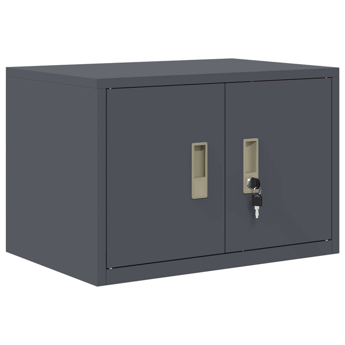 Storage Cabinet 2 pcs Anthracite 60 x 40 x 145 cm Steel