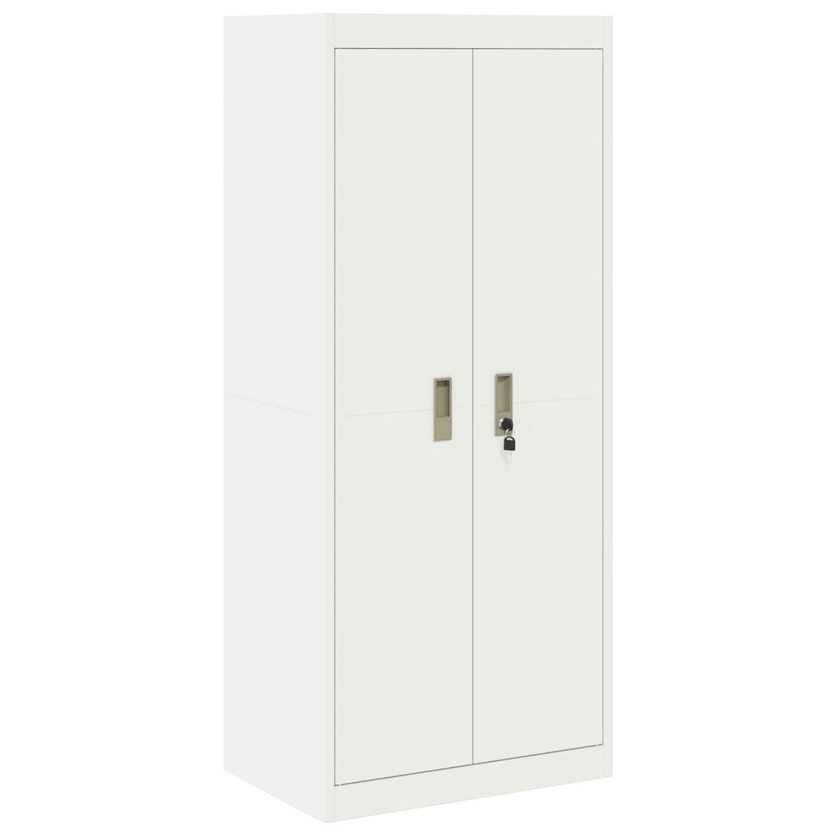 Storage Cabinet 2 pcs 60 x 40 x 180 cm Steel Lockable