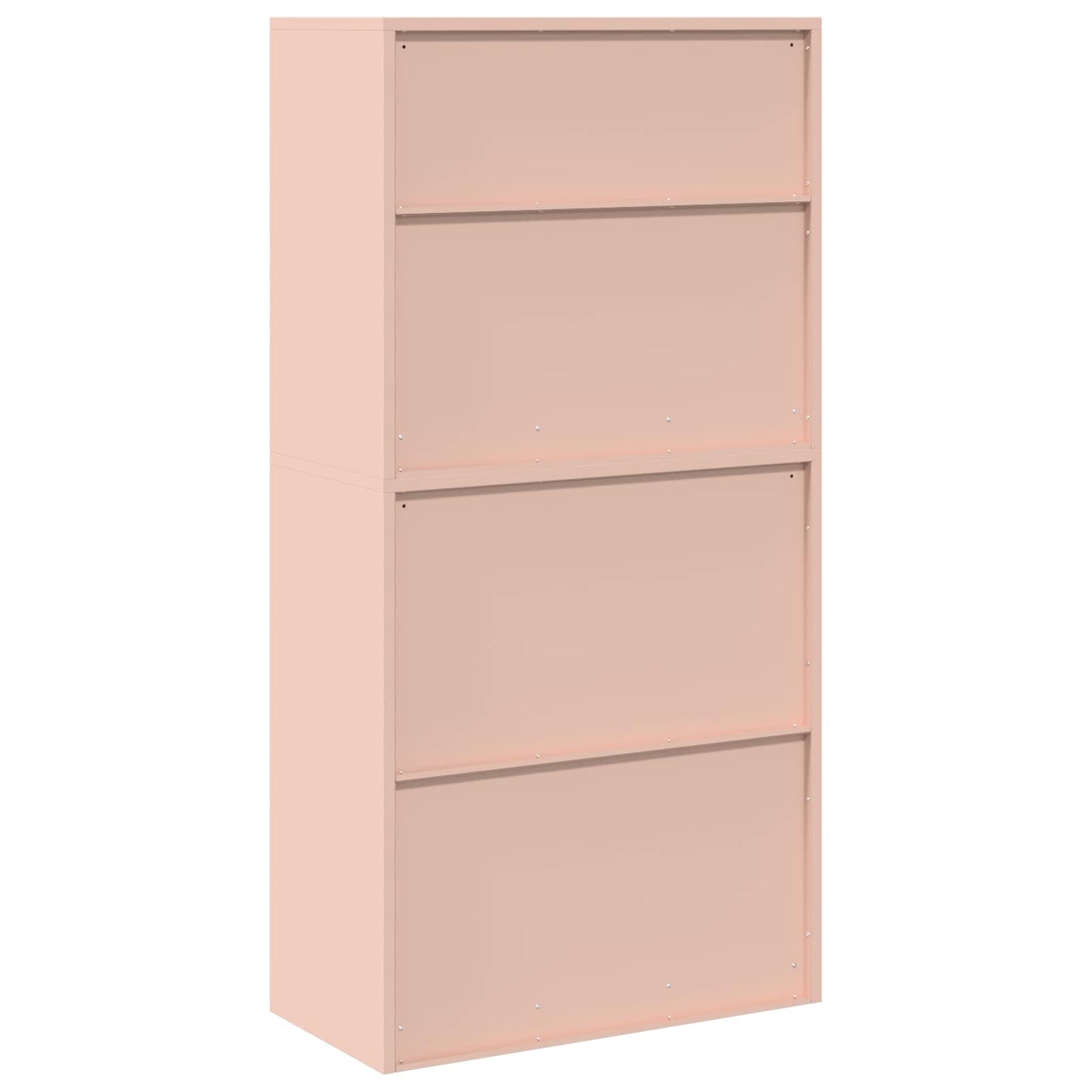 Storage Cabinet 2 pcs Pink 80 x 40 x 160 cm Steel Lockable
