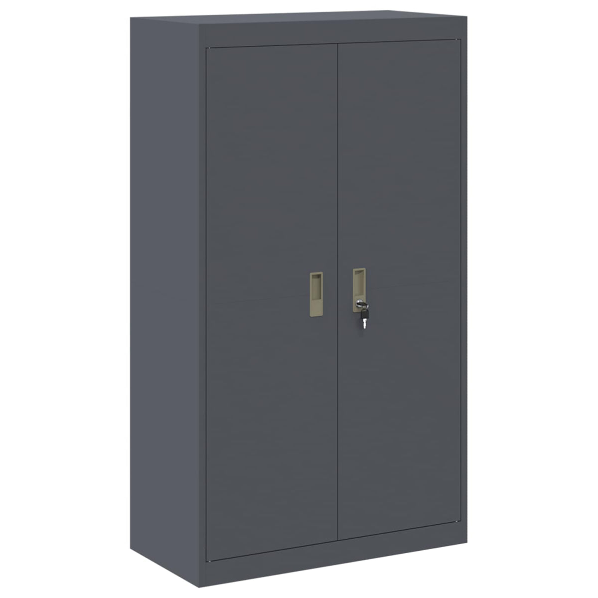 Storage Cabinet 2 pcs Anthracite 80 x 40 x 210 cm Steel