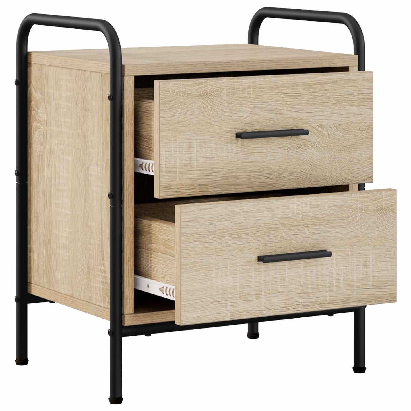 Bedside Cabinet Sonoma Oak 40 x 30 x 50 cm Engineered Wood