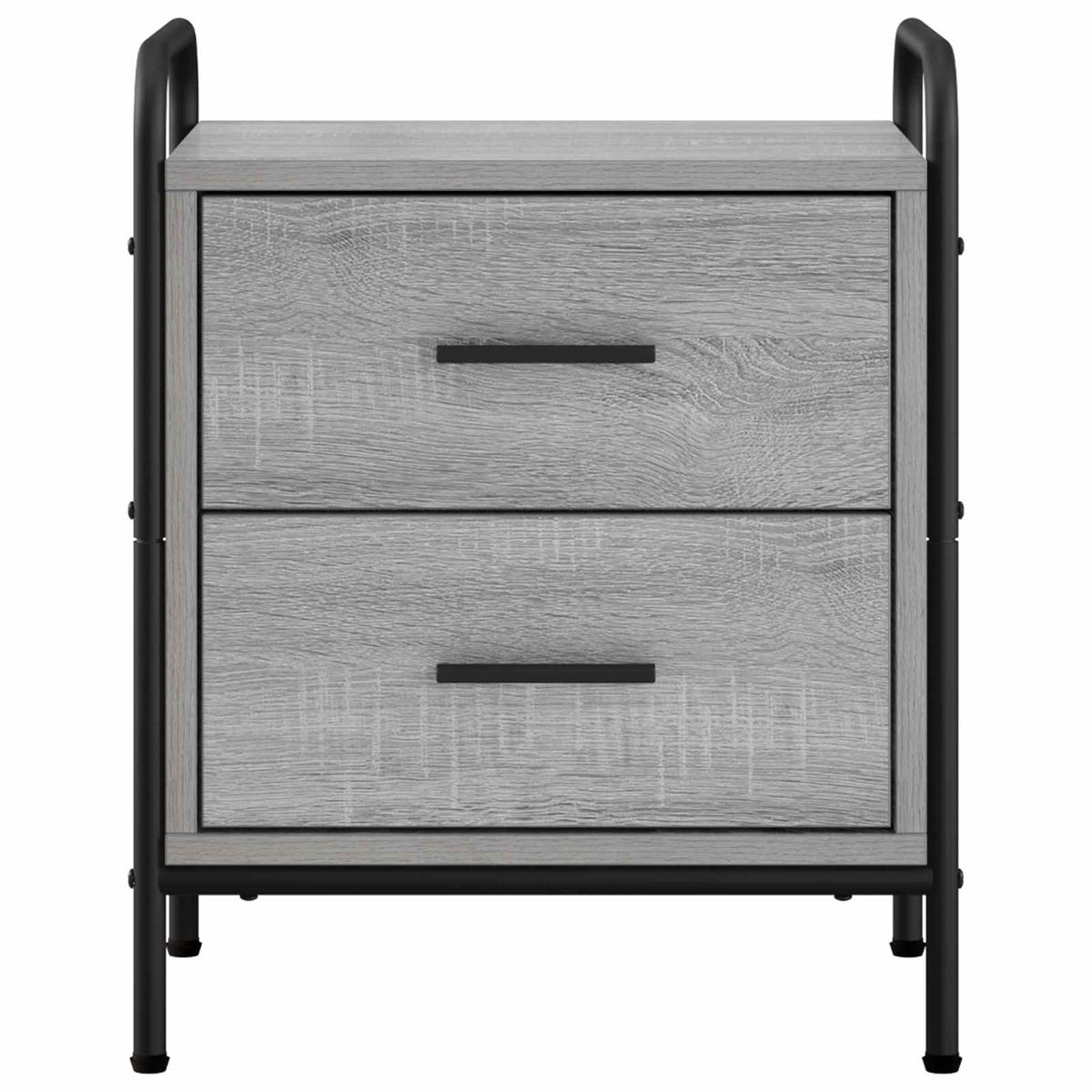 Bedside Cabinet 2 pcs Grey Sonoma 40 x 30 x 50 cm