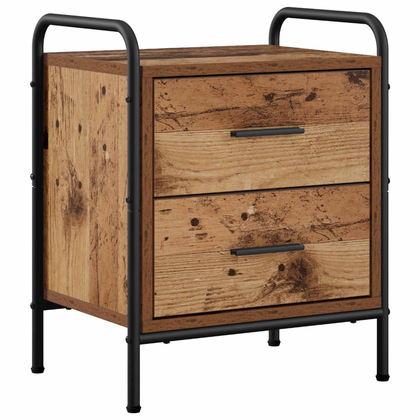 Bedside Cabinet Old Wood 40 x 30 x 50 cm Engineered Wood