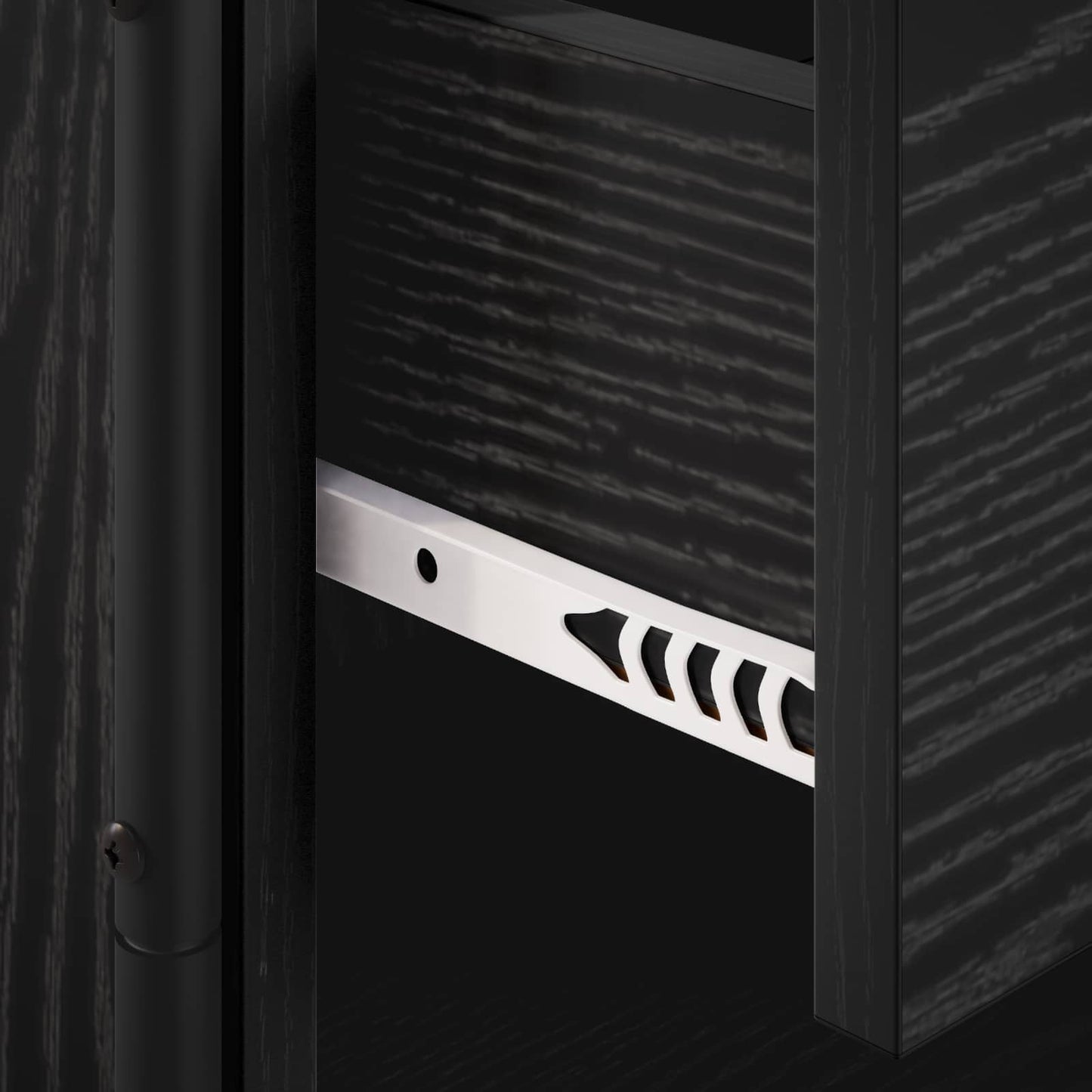 Bedside Cabinet 2 pcs Black Oak 40 x 30 x 50 cm Engineered Wood