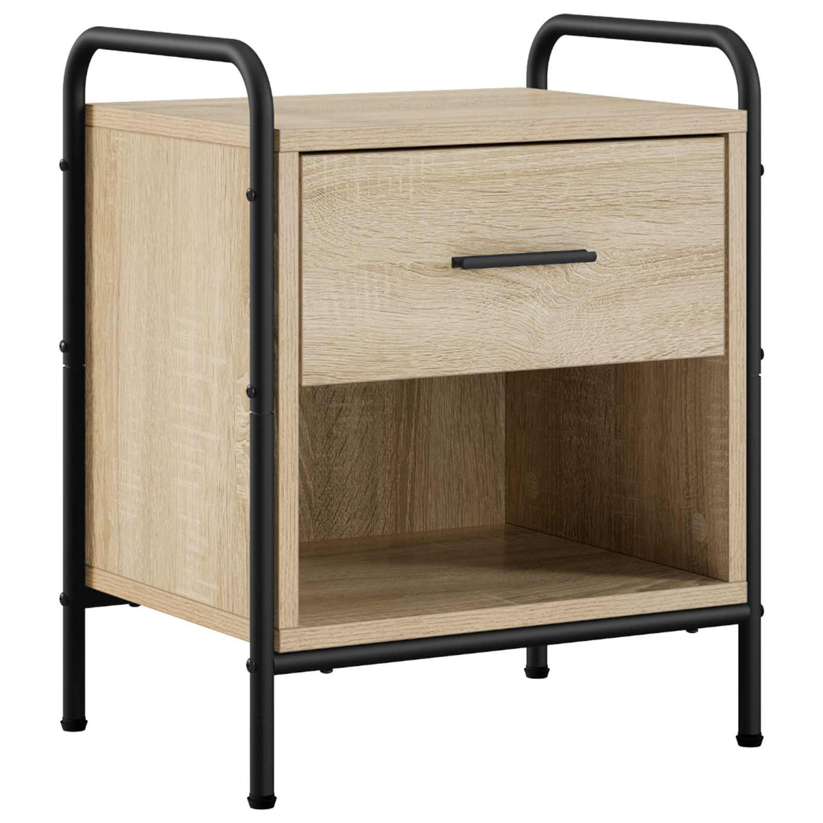 Bedside Cabinet Sonoma Oak 40 x 30 x 50 cm Engineered Wood
