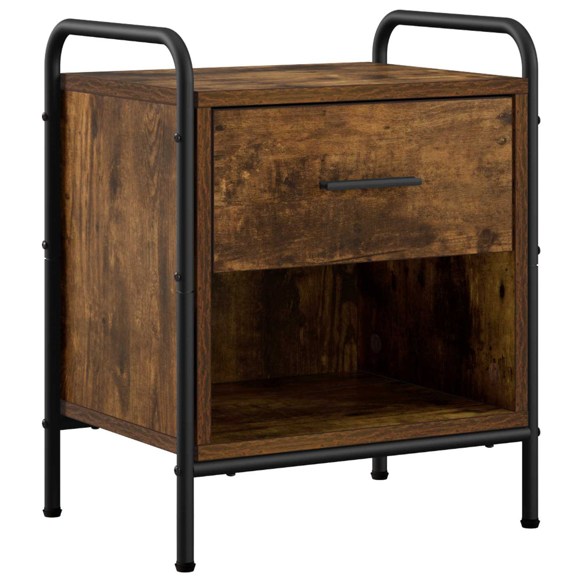 Bedside Cabinet 2 pcs Smoked Oak 40 x 30 x 50 cm