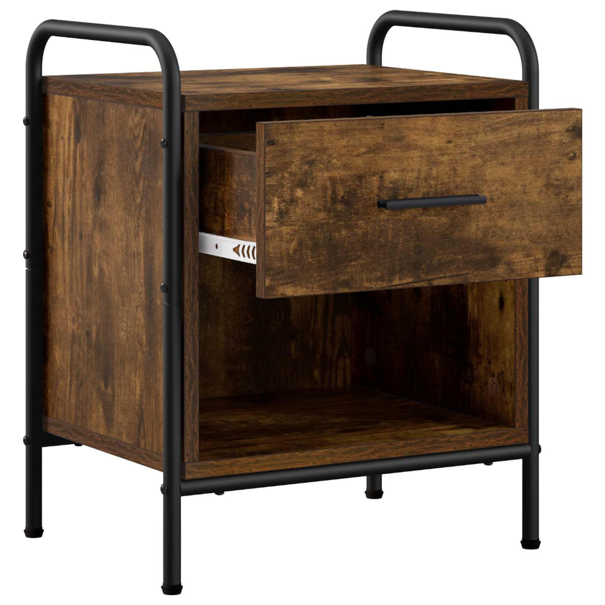 Bedside Cabinet 2 pcs Smoked Oak 40 x 30 x 50 cm