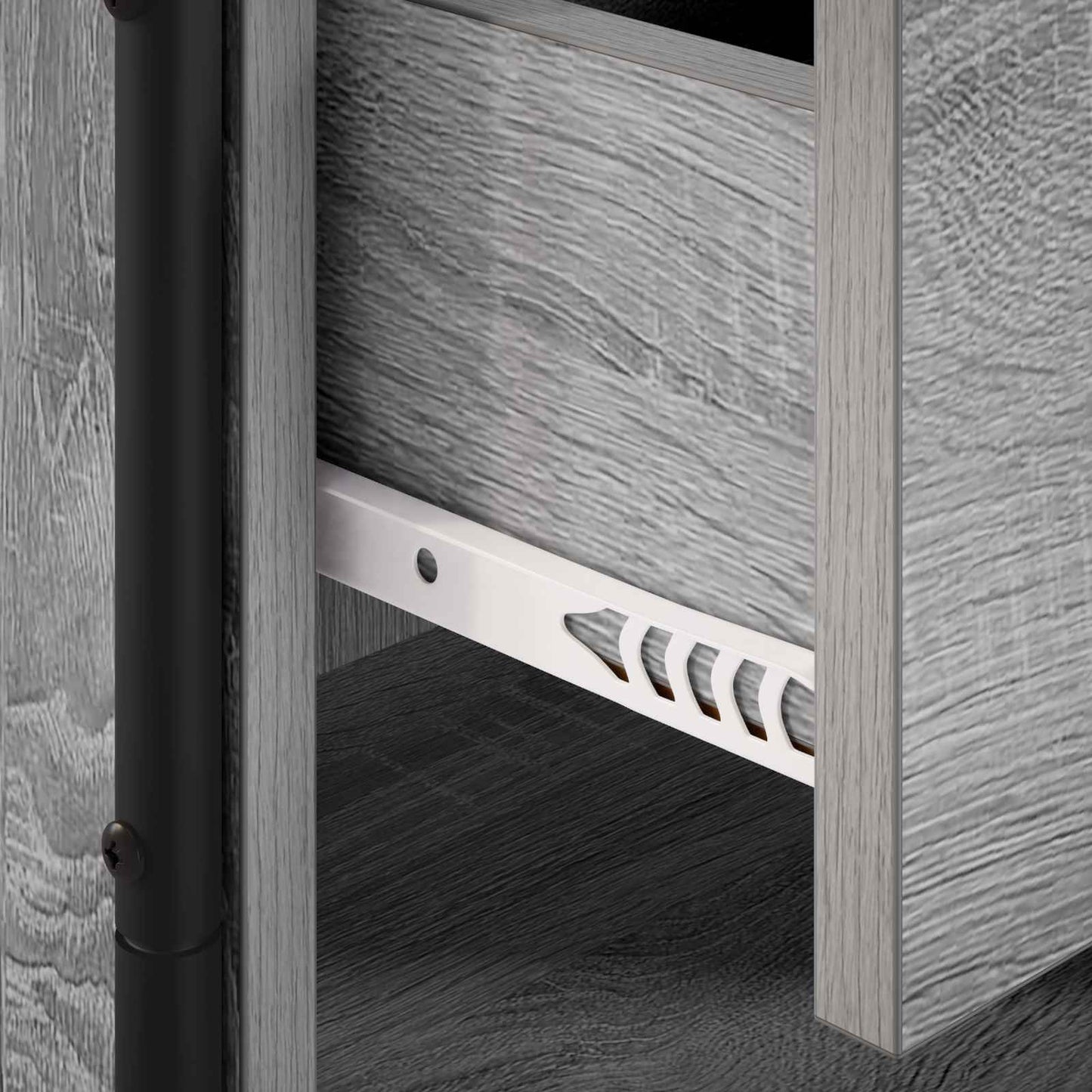 Bedside Cabinet Grey Sonoma 40 x 30 x 50 cm Engineered Wood