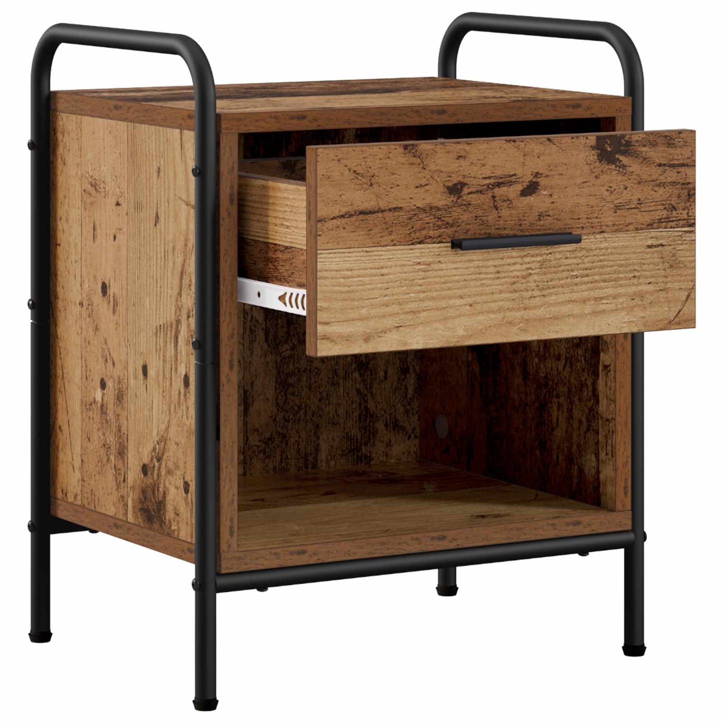 Bedside Cabinet 2 pcs Old Wood 40 x 30 x 50 cm Engineered Wood