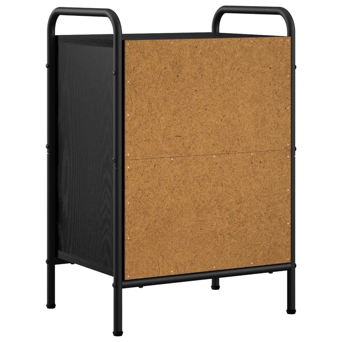 Bedside Cabinet Black Oak 40 x 30 x 60 cm Engineered Wood