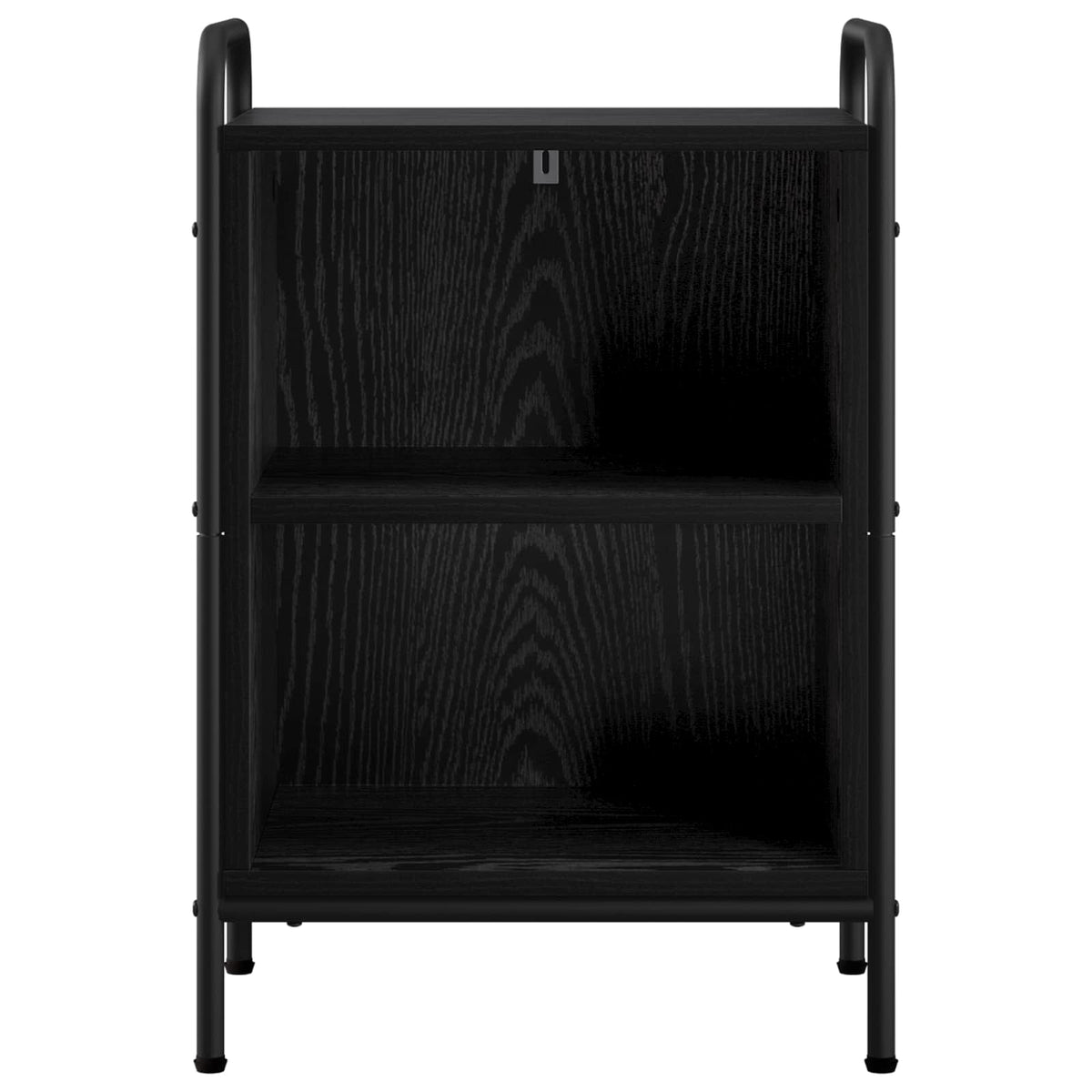 Bedside Cabinet Black Oak 40 x 30 x 60 cm Engineered Wood