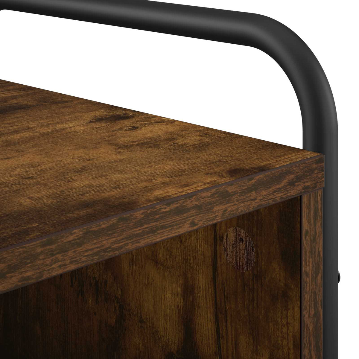 Bedside Cabinet Smoked Oak 40 x 30 x 60 cm Engineered Wood