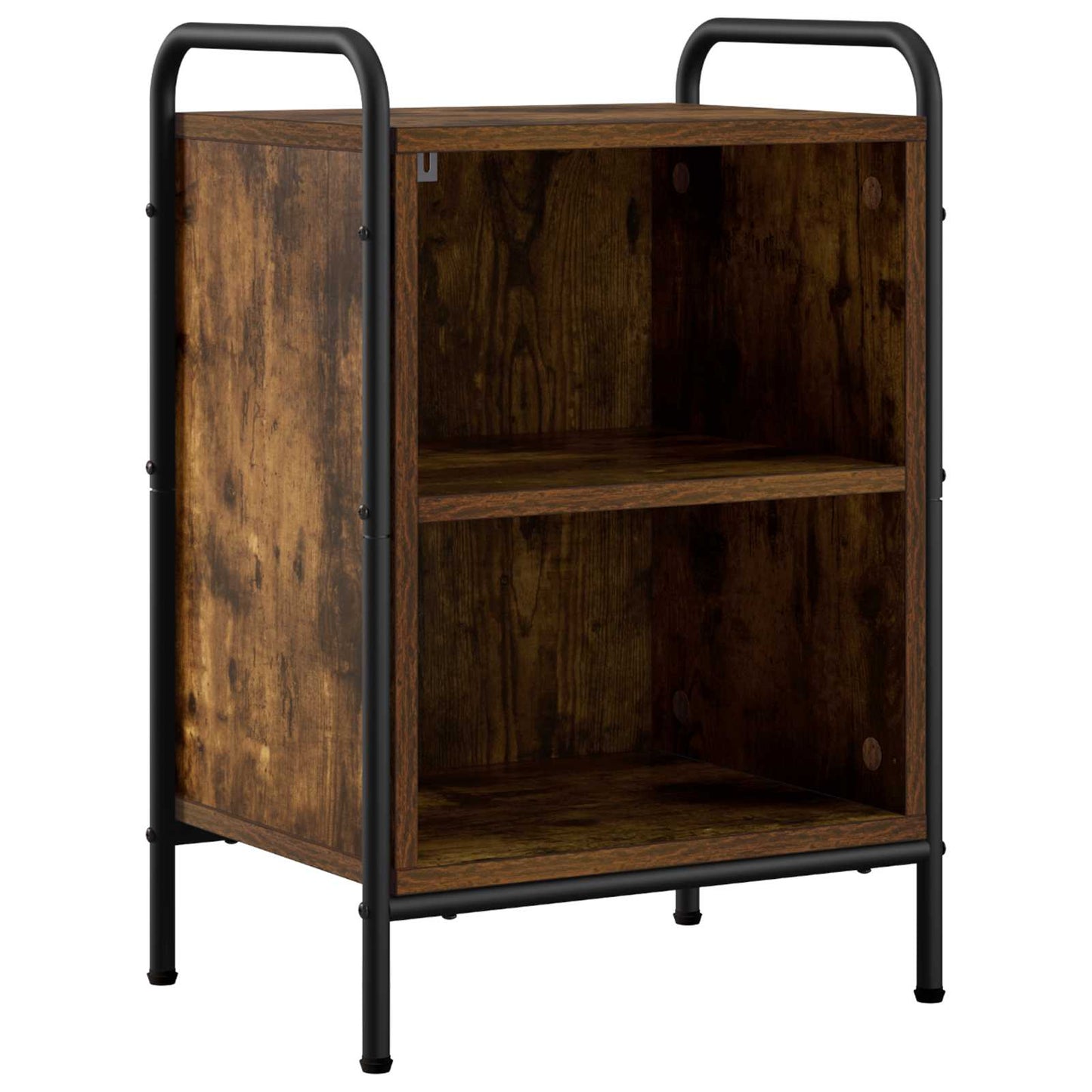 Bedside Cabinet Smoked Oak 40 x 30 x 60 cm Engineered Wood
