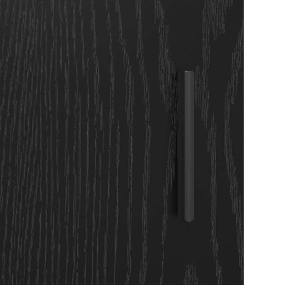 Bedside Cabinet Black Oak 40 x 30 x 50 cm Engineered Wood