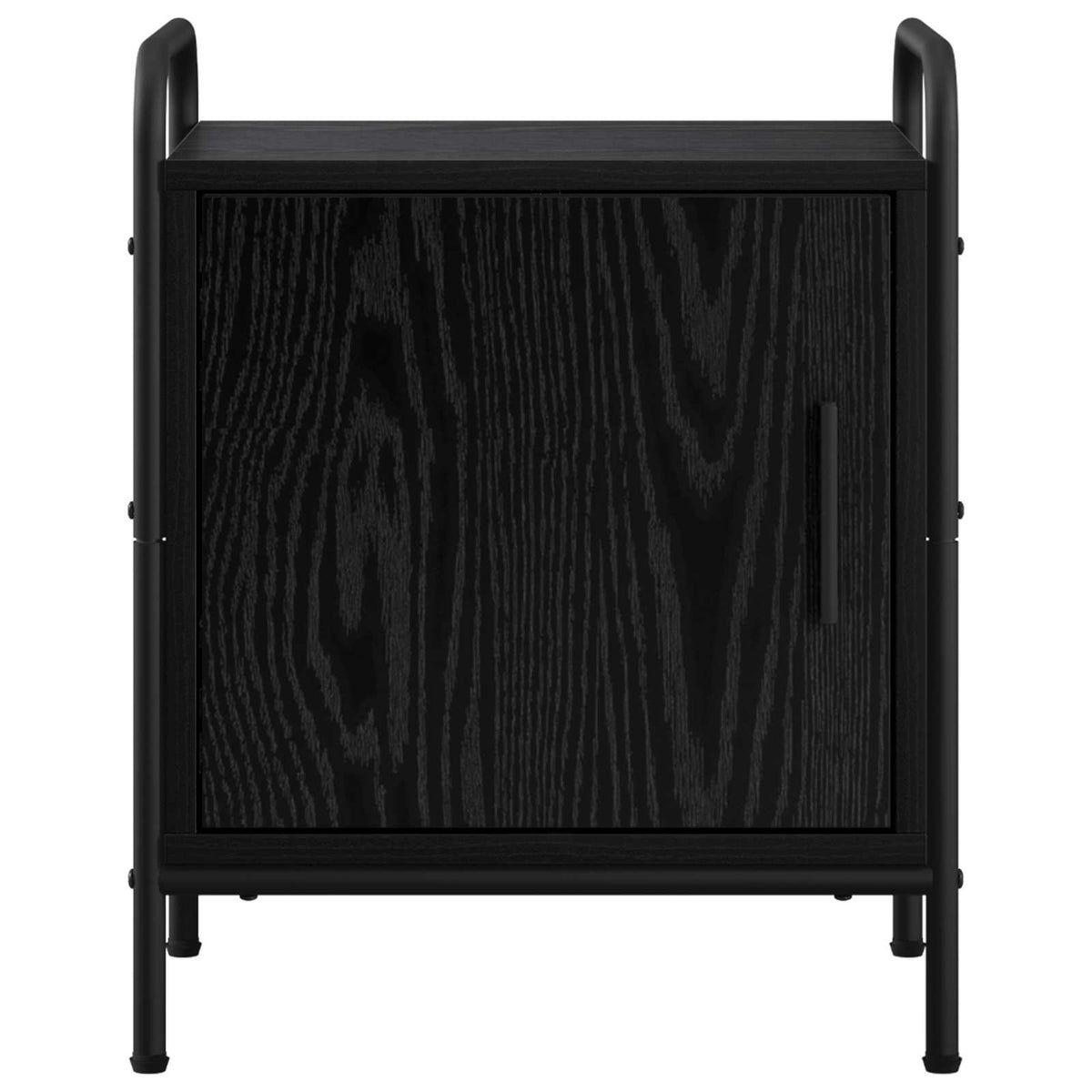 Bedside Cabinet 2 pcs Black Oak 40 x 30 x 50 cm Engineered Wood