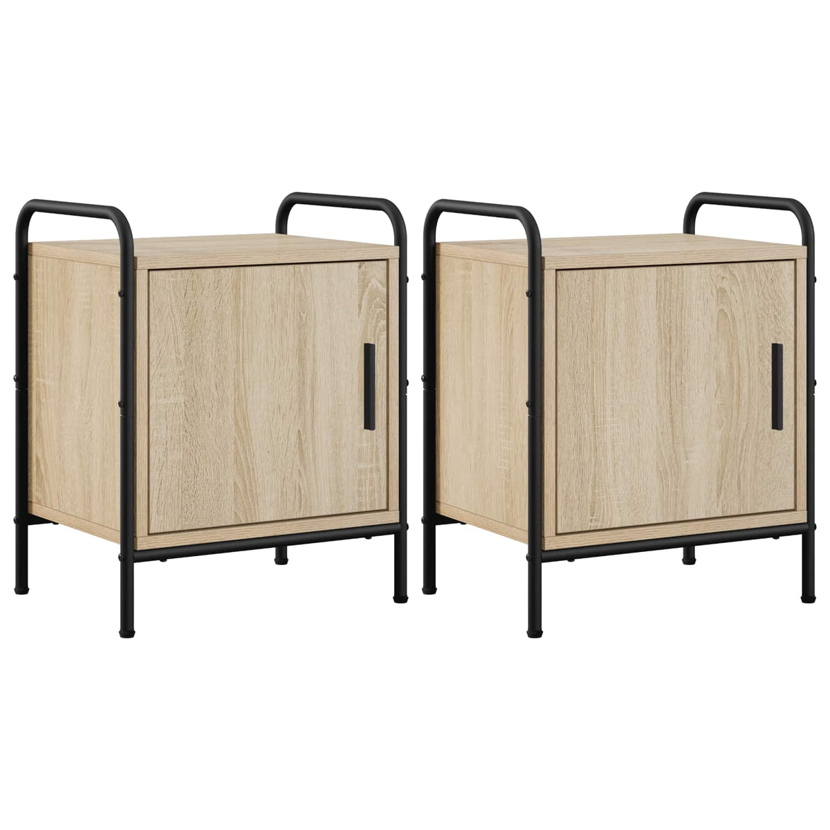 Bedside Cabinet 2 pcs Sonoma Oak 40 x 30 x 50 cm