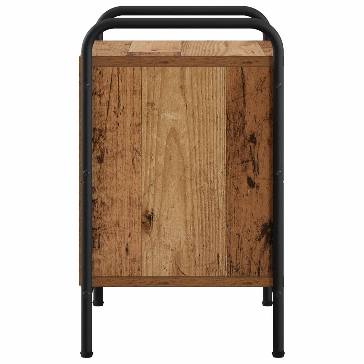 Bedside Cabinet 2 pcs Old Wood 40 x 30 x 50 cm Engineered Wood