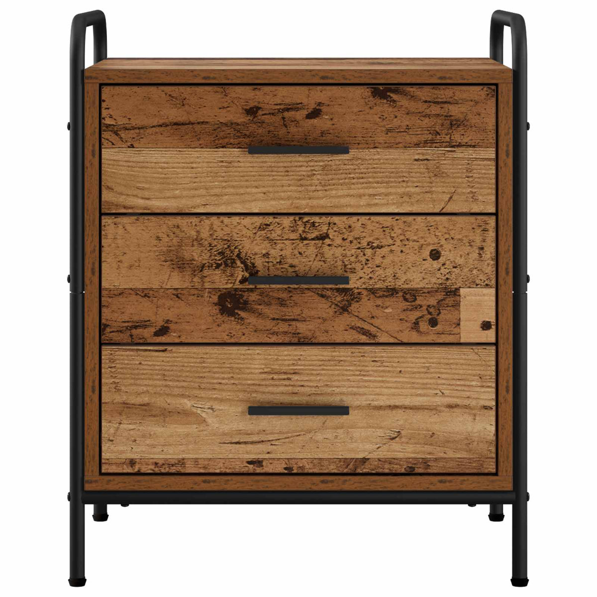 Bedside Cabinet Old Wood 48 x 36.5 x 60 cm Engineered Wood