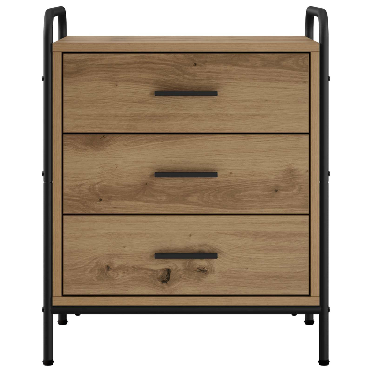 Bedside Cabinet Artisan Oak 48 x 36.5 x 60 cm Engineered Wood