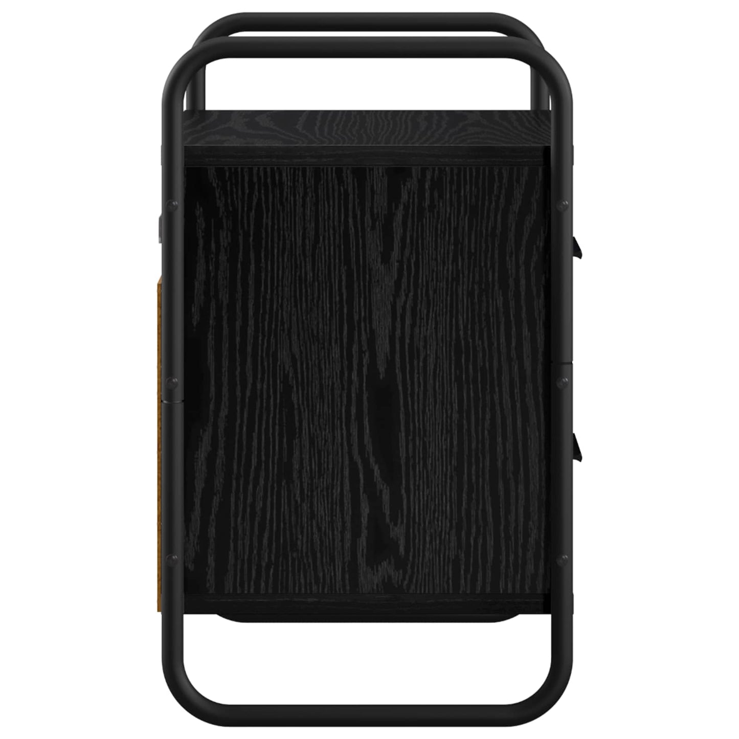 Hanging Bedside Cabinet Black Oak 40 x 30 x 50 cm