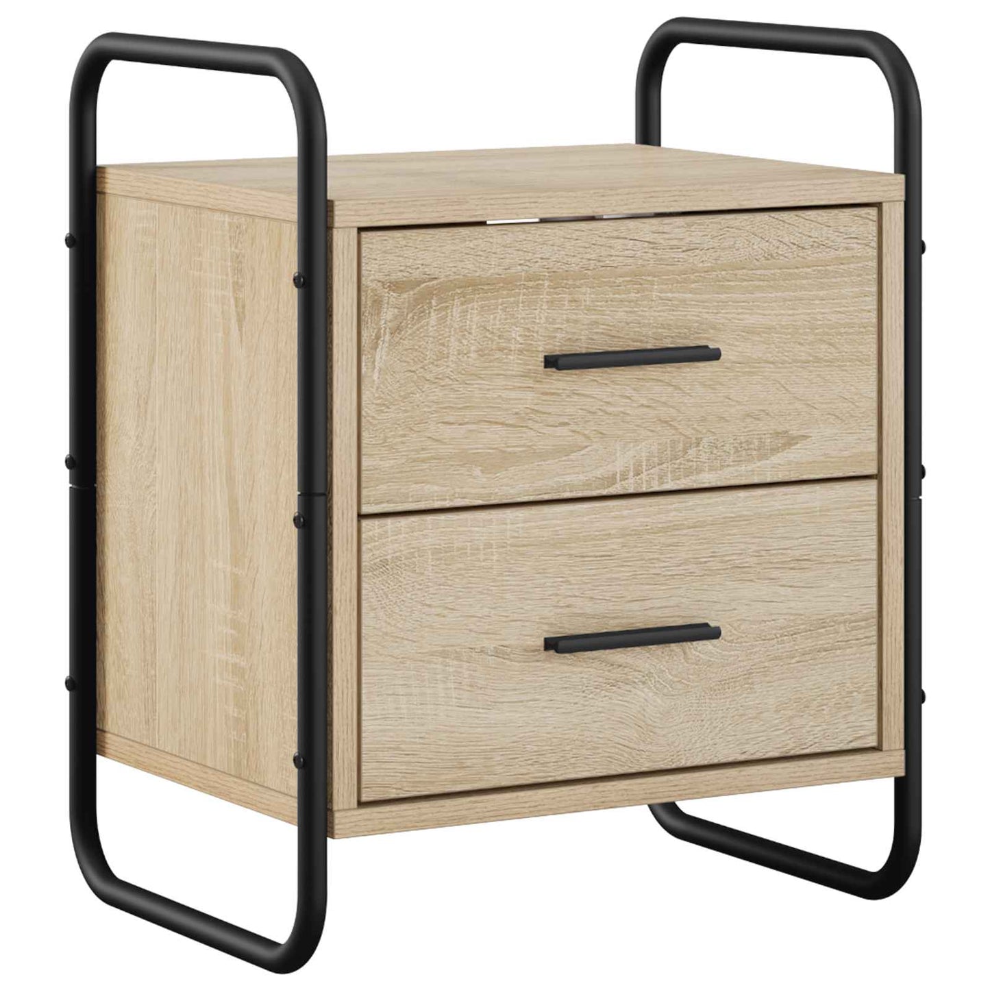 Hanging Bedside Cabinet Sonoma Oak 40 x 30 x 50 cm