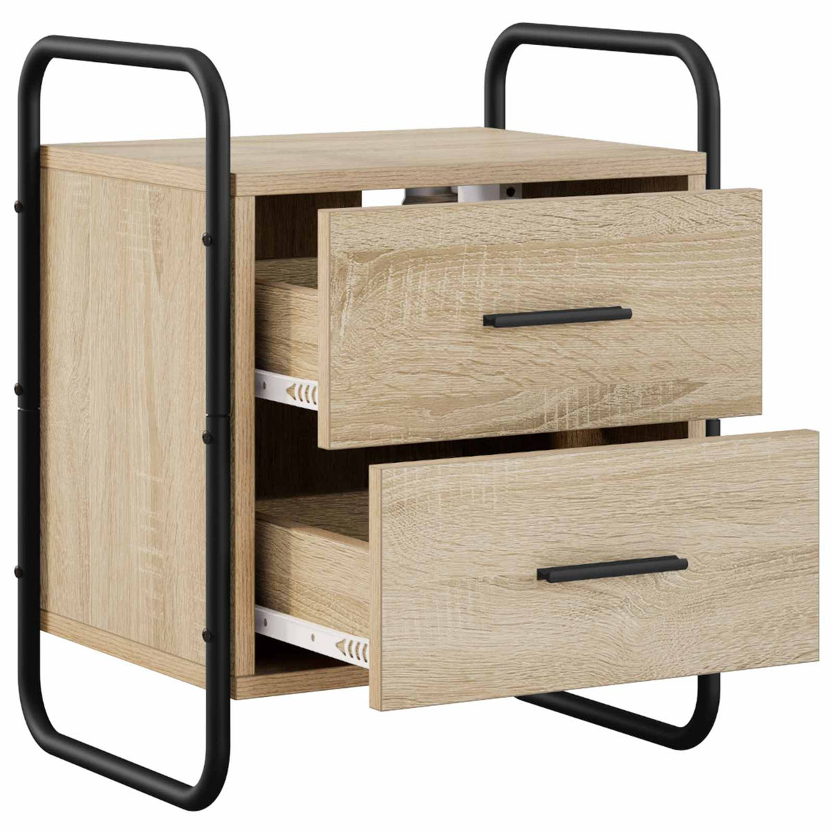 Hanging Bedside Cabinet Sonoma Oak 40 x 30 x 50 cm