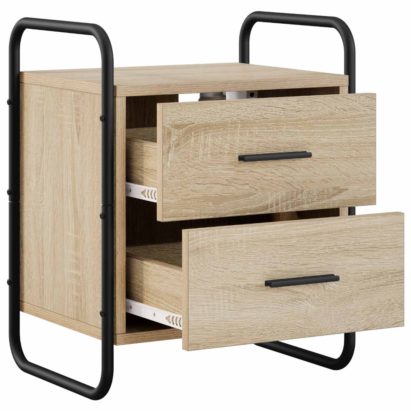 Hanging Bedside Cabinet 2 pcs Sonoma Oak 40 x 30 x 50 cm