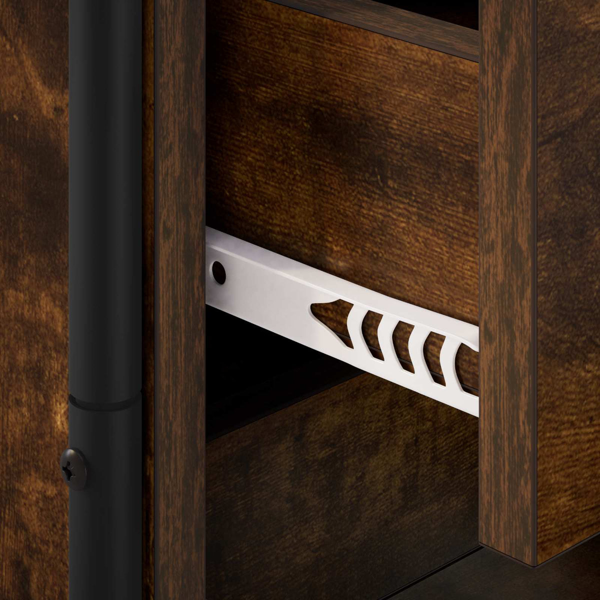 Hanging Bedside Cabinet 2 pcs Smoked Oak 40 x 30 x 50 cm