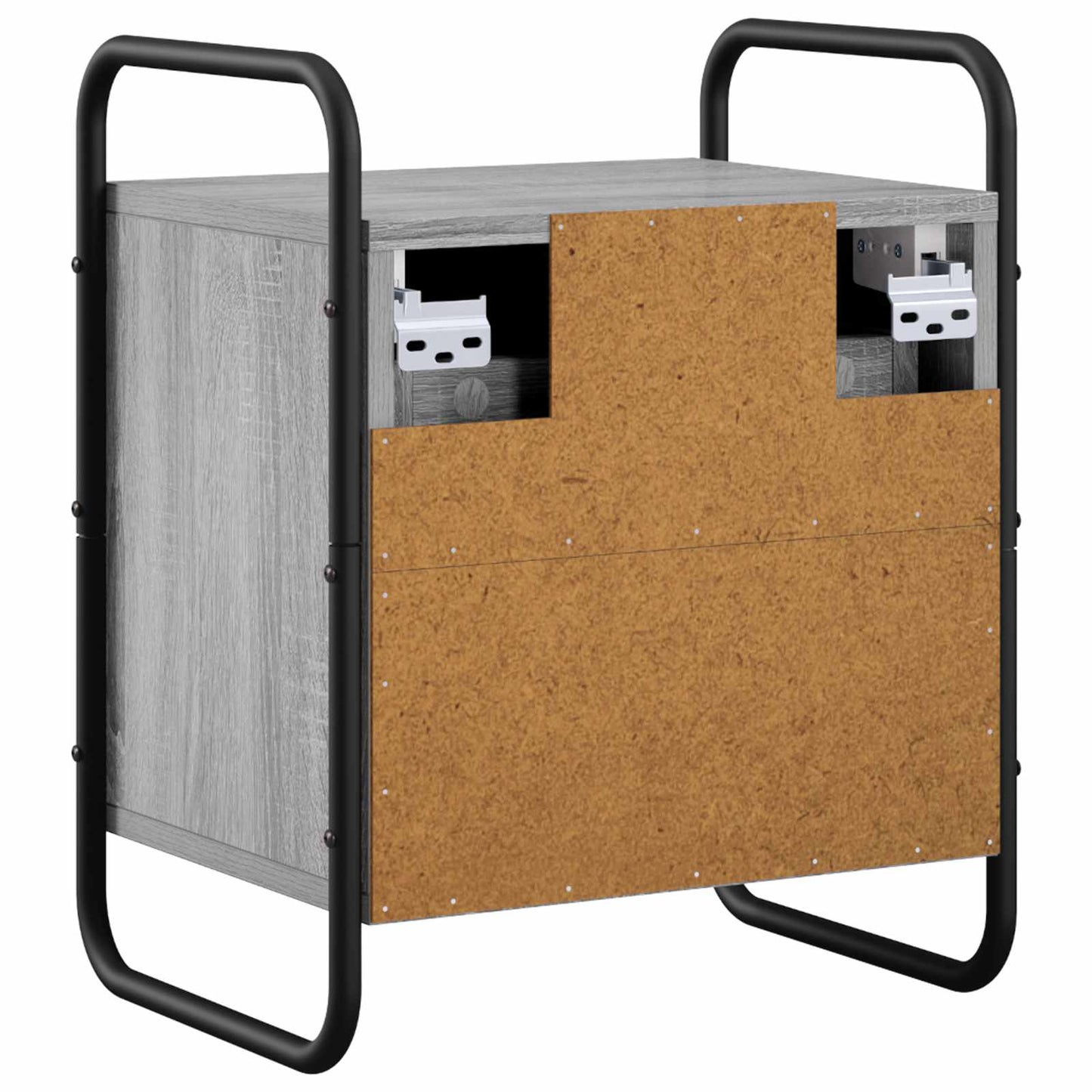 Hanging Bedside Cabinet 2 pcs Grey Sonoma 40 x 30 x 50 cm