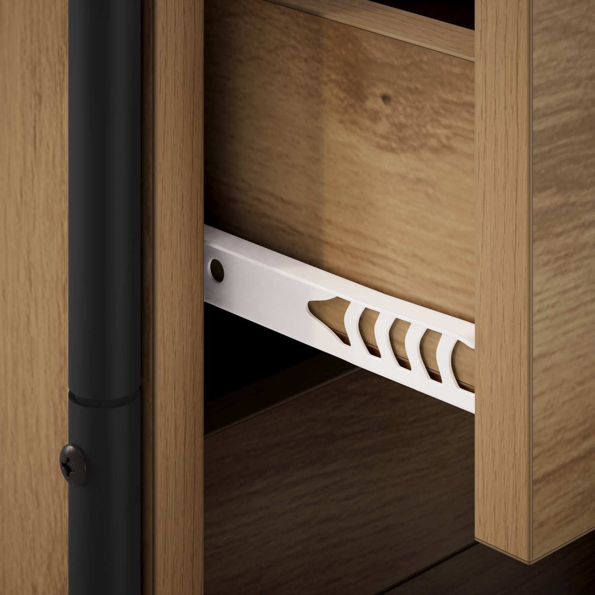 Hanging Bedside Cabinet Artisan Oak 40 x 30 x 50 cm