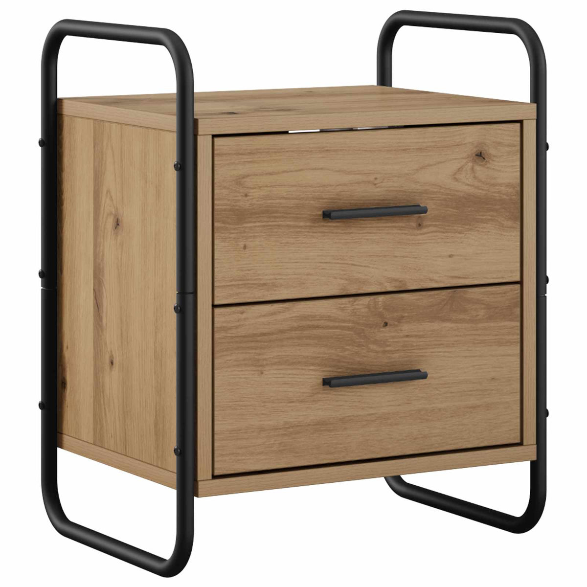 Hanging Bedside Cabinet Artisan Oak 40 x 30 x 50 cm